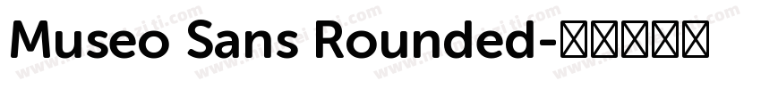 Museo Sans Rounded字体转换